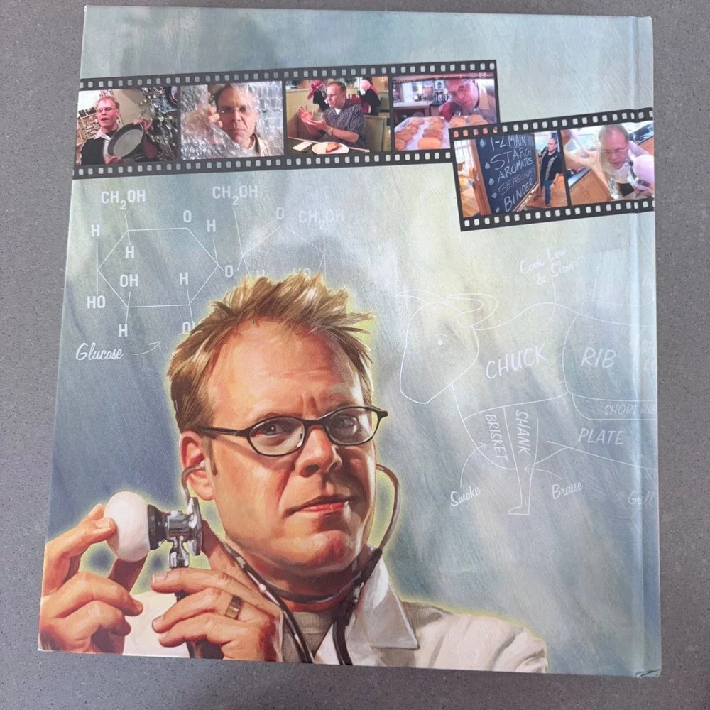Alton Brown Good Eats The Early Years Hardcover Cookbook 2009 Food Network
